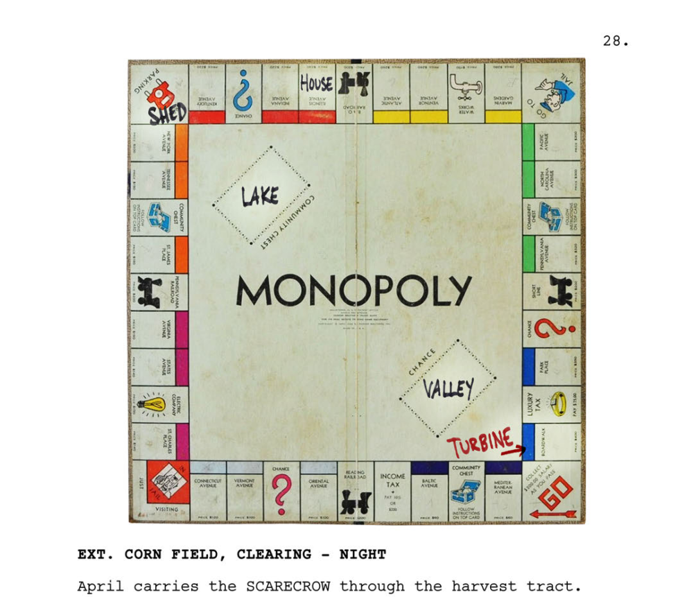 A Quiet Place Monopoly